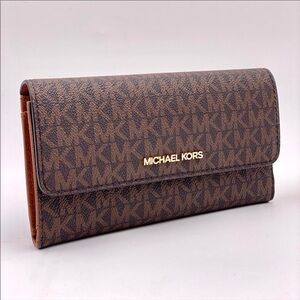 Michael Kors Trifold Wallet Brown